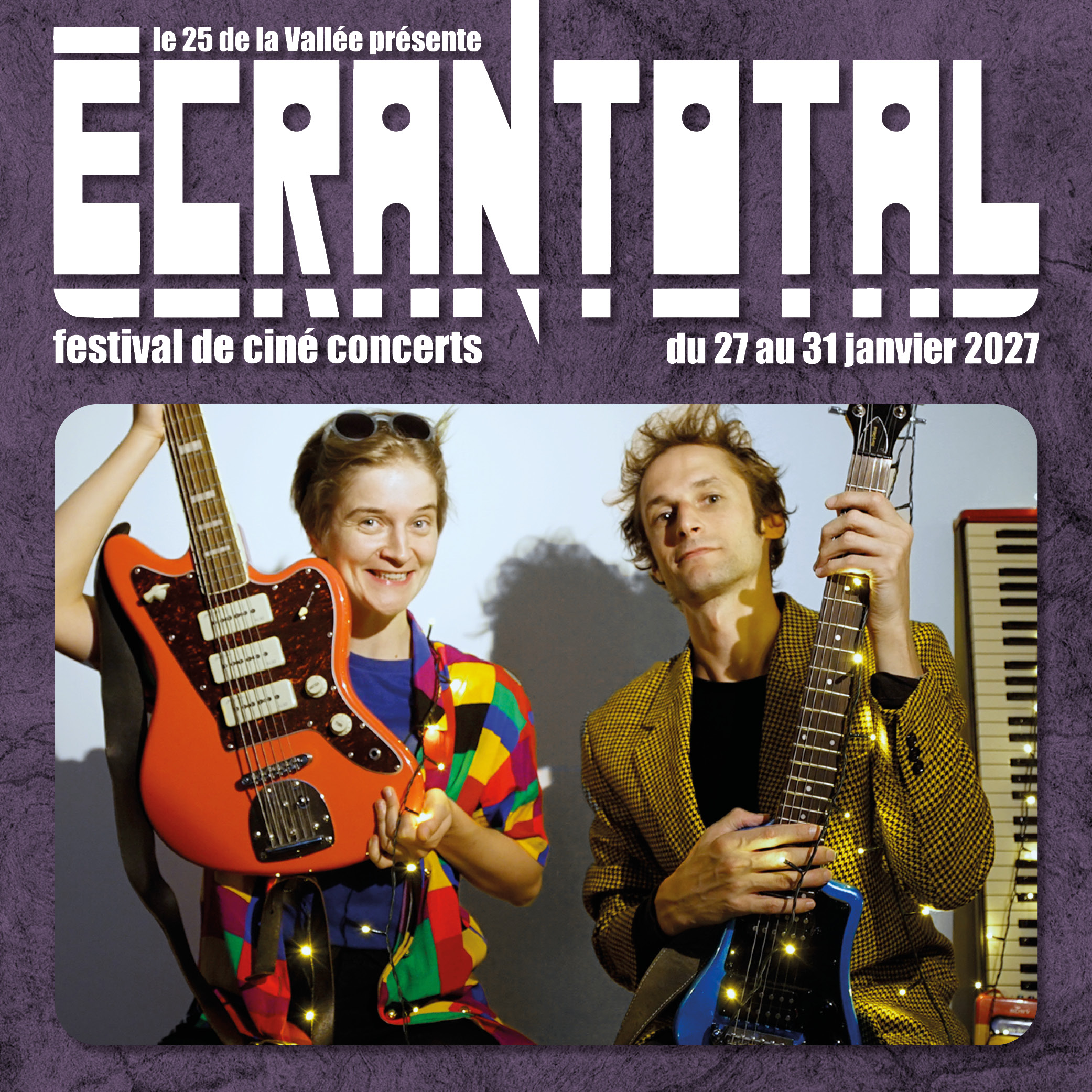 Écran Total 27 • Lumières D'Ombre en concert au MJC de la Vallée le Mer 27 jan