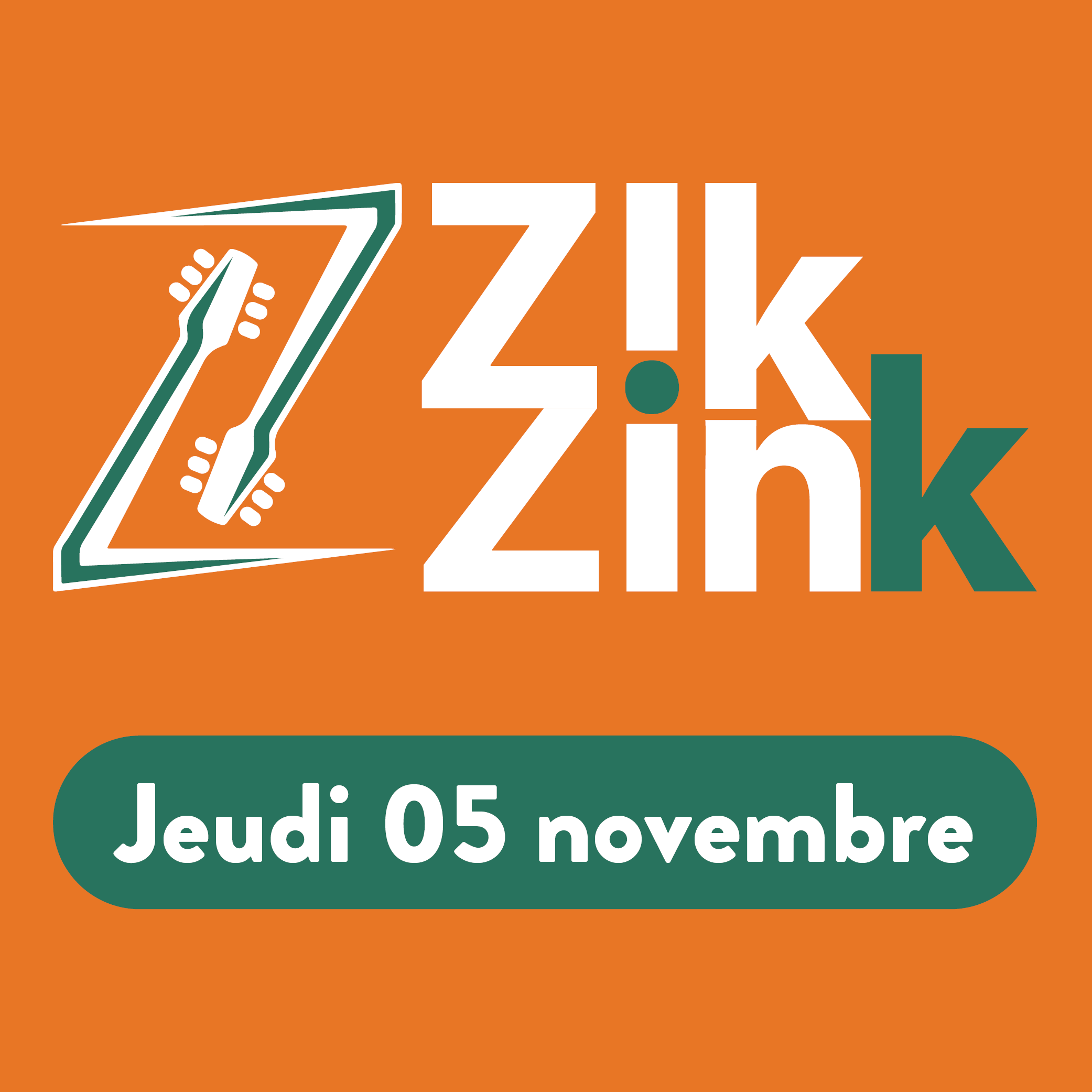 Zik & Zink • 05/11/26 en concert au MJC de la Vallée le Jeu 5 nov