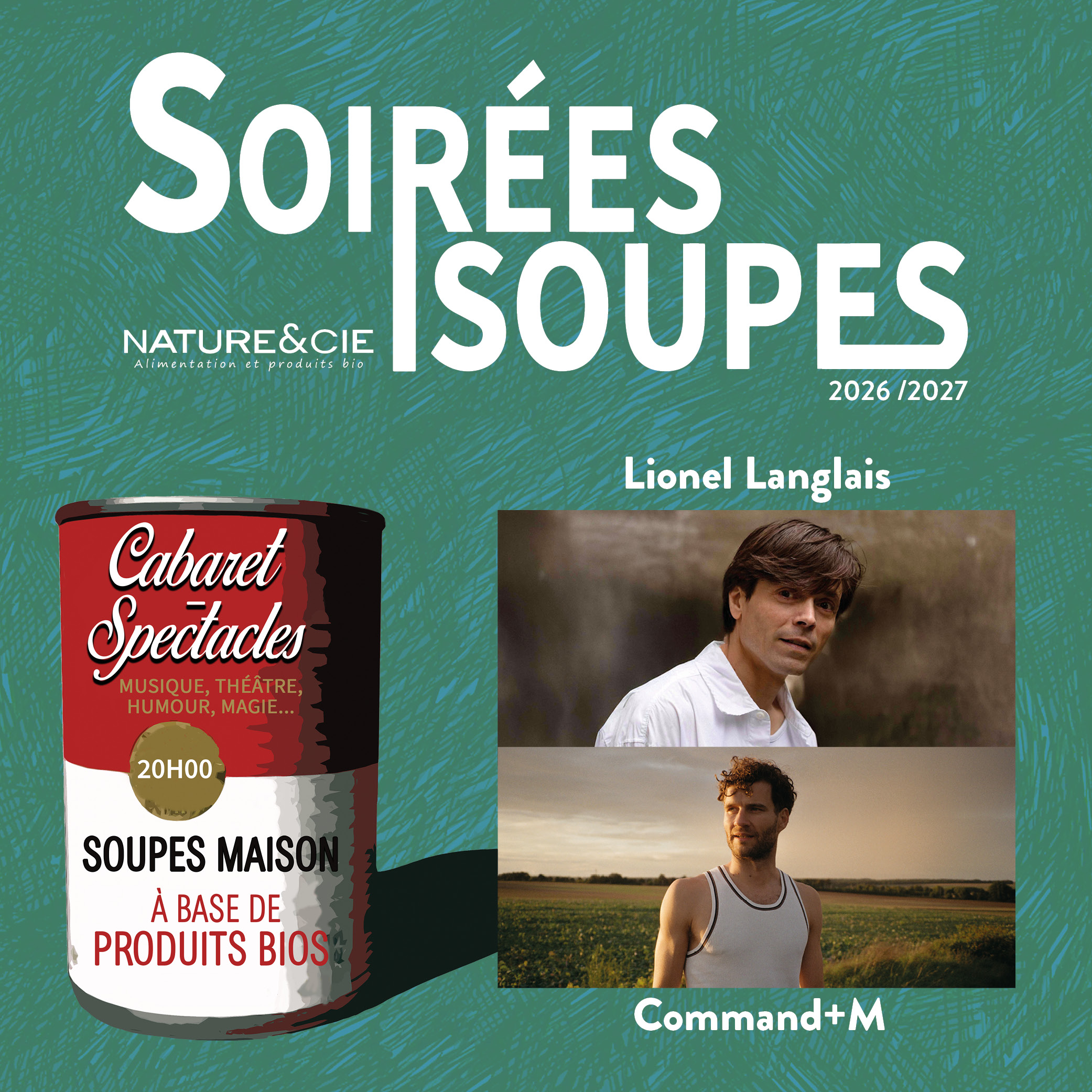 Affiche Soirée Soupes - Novembre en concert au MJC de la Vallée