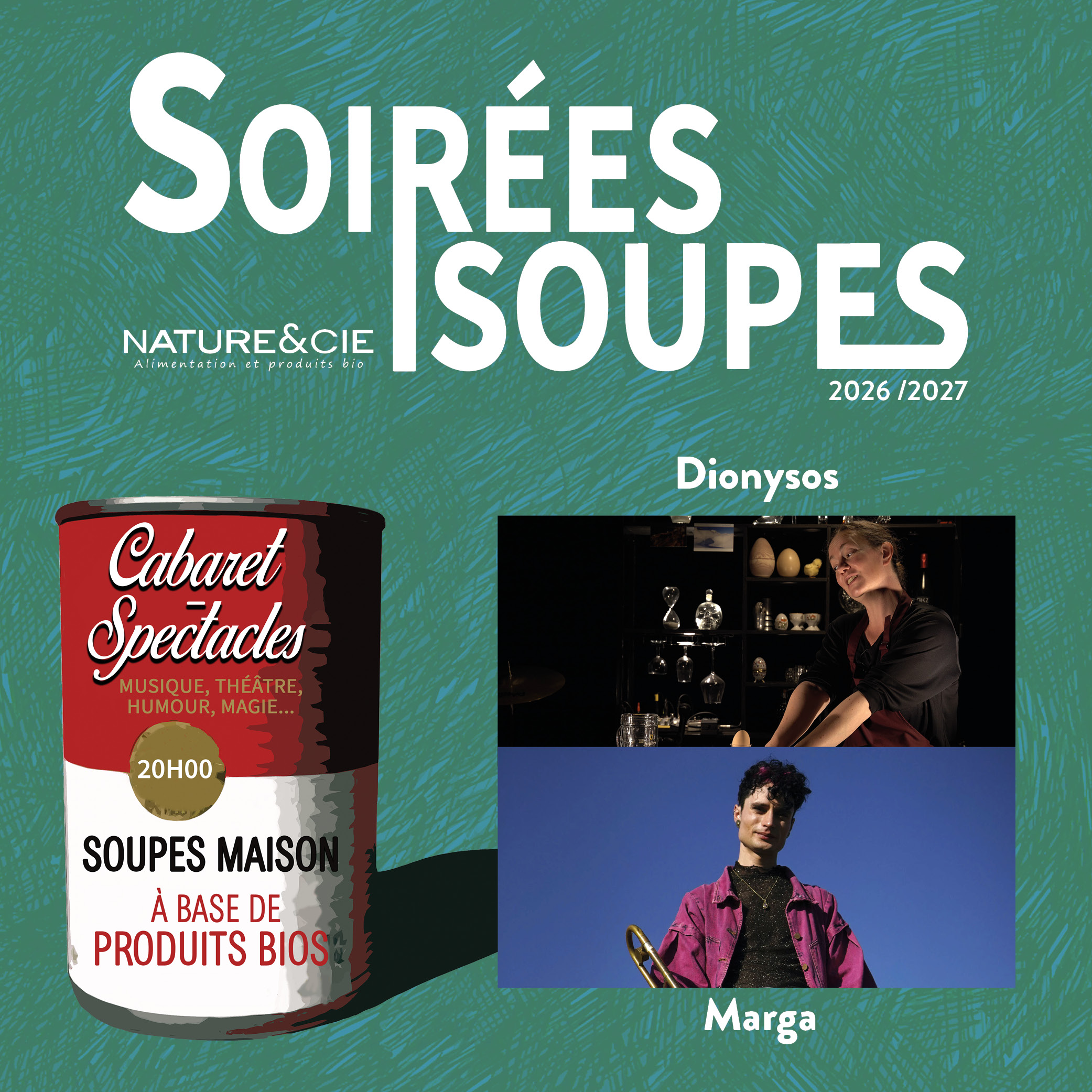 Soirée Soupes - Janvier en concert au MJC de la Vallée le Ven 15 jan