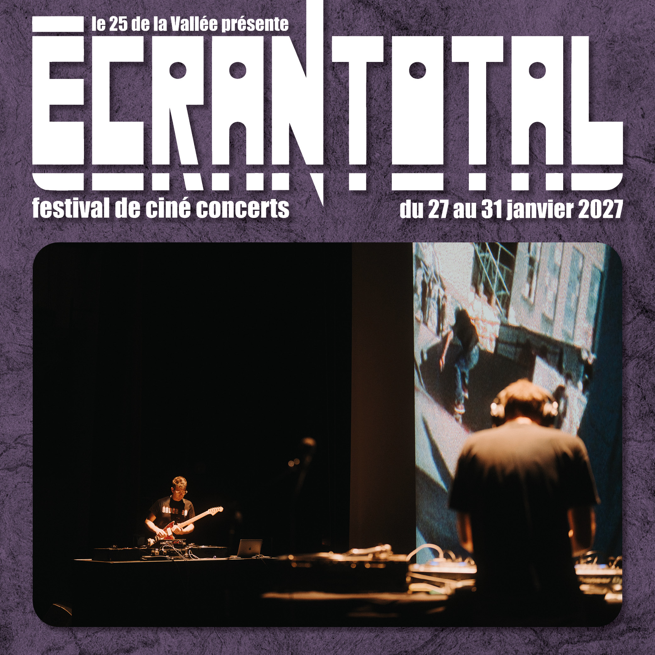 Affiche Écran Total 27 • Paranoid Park en concert au MJC de la Vallée