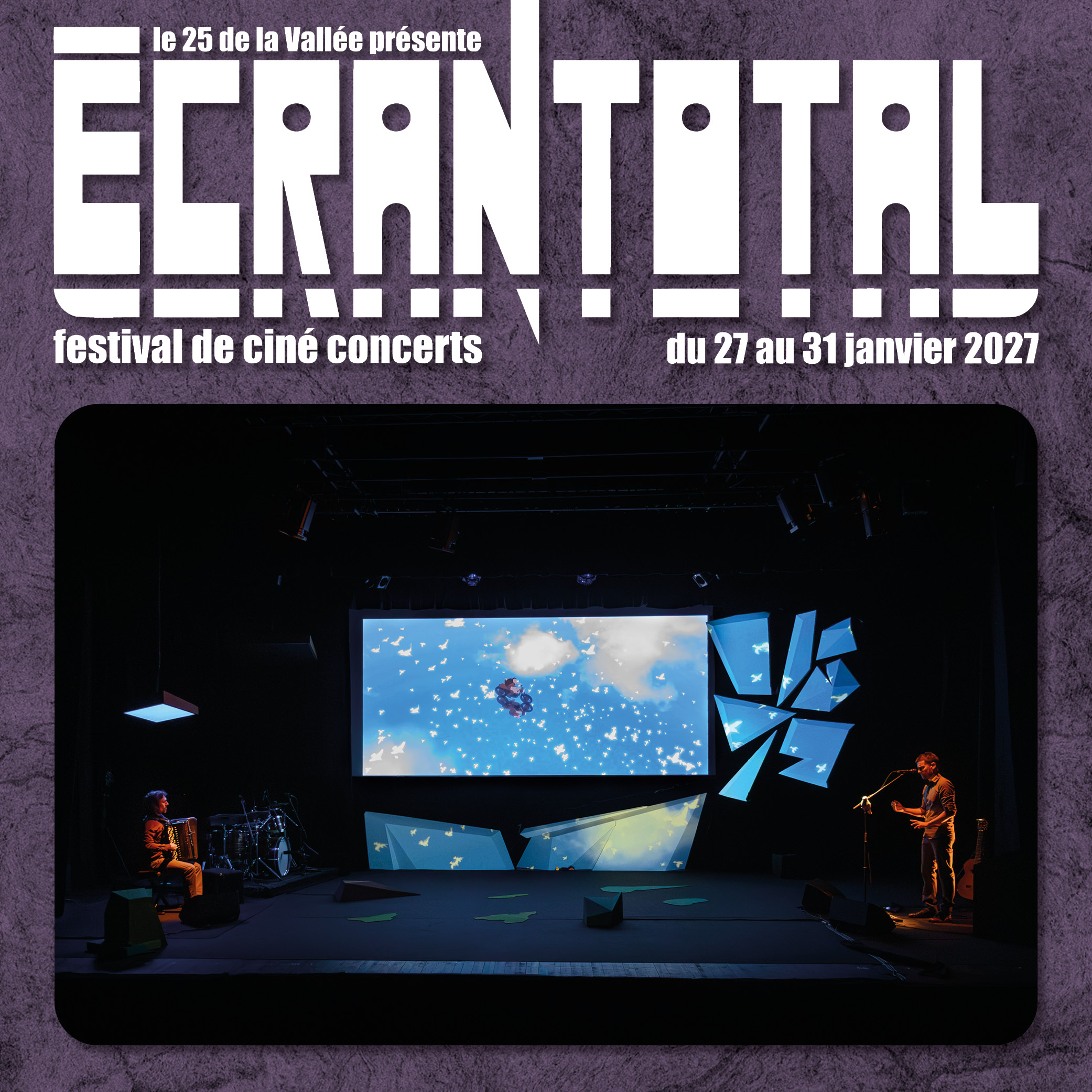 Affiche Écran Total 27 • Ailleurs en concert au MJC de la Vallée
